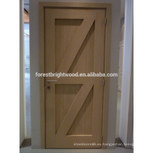 Diseño de puerta de granero de madera de estilo country de aspecto agradable